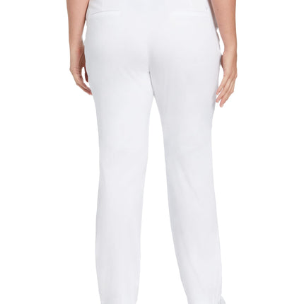 Callaway Women�s Sleeveless Flounce Golf Dress with Inner Short, Racer Back, Truesculpt Technology, Stretch Fabric, Brilliant White, XX-L Plus