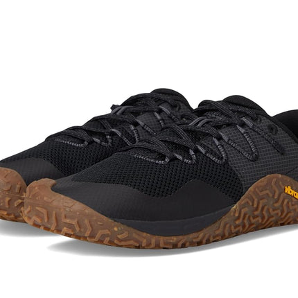 Merrell Men's Trail Glove 7 Sneaker, Black/Gum, 7.5 UK
