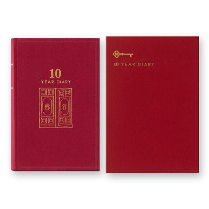 Midori 12860006 Diary, 10-Year Consecutive Door