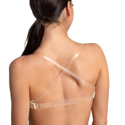 Capezio Women's 3564 Camisole Bra Top With Bratek, Nude, M UK