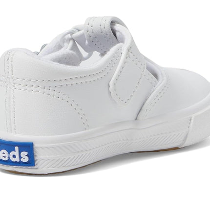 Keds Girl's Daphne (Toddler/Little Kid) Sneaker, White Leather, 6 Toddler