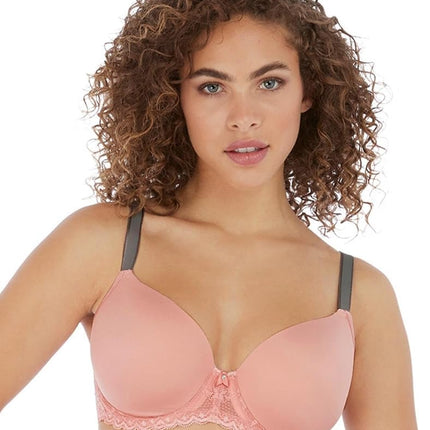 Freya Offbeat Moulded Demi T-Shirt Bra Rosehip Pin