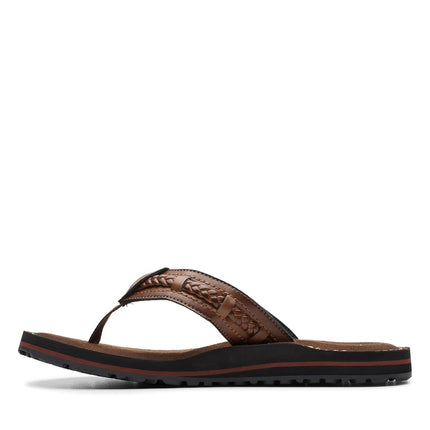 Clarks Women's Fenner Nerice Flip Flop, Honey, 10 UK