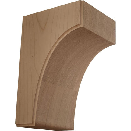 Ekena BKTW04X04X06CVAL 3 1/2" W x 4" D x 6" H Clarksville Bracket, Alder