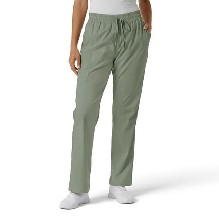 WonderWink Women's Bootcut Scrub Pant, Sage, 4X