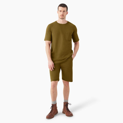 Dickies Men's Standard Cooling Short Sleeve Pocket T-Shirt, Dark Olive
