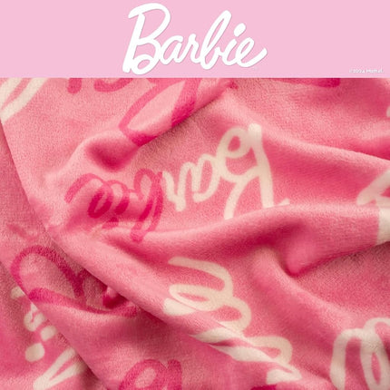 Jeté en soie ultra douce et douillette Franco Barbie pour lit d'enfant, 40 po x 50 po, (Produit sous licence officielle)