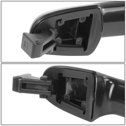 Poignée de porte extérieure avant droite DNA MOTORING compatible avec Kia Forte/Koup 09-13, sans serrure, noire, OEM-DHO-01247