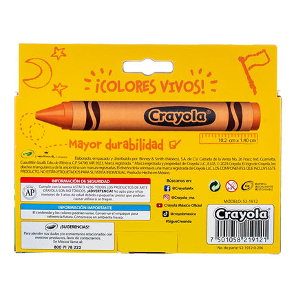 CRAYOLA Crayon Extra Jumbo So Big, 12 Pack