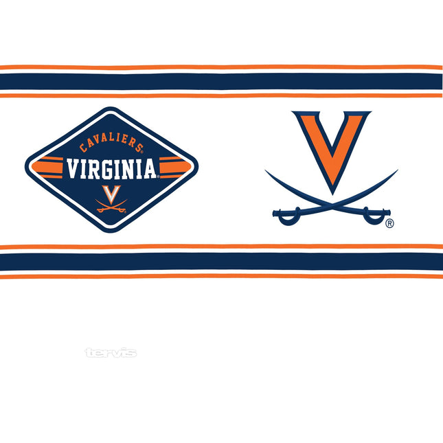 Tervis Virginia Cavaliers - First String Made in USA Double Walled Insulated Tumbler Travel Cup Keeps Drinks Cold & Hot, 24oz, Classic