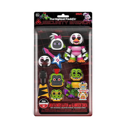 Funko Five Nights At Freddy's (FNAF) Snap: RR - Glamrock Chica the Chicken & Gator2PK - Collectable Vinyl Figure - Gift Idea - Official Merchandise