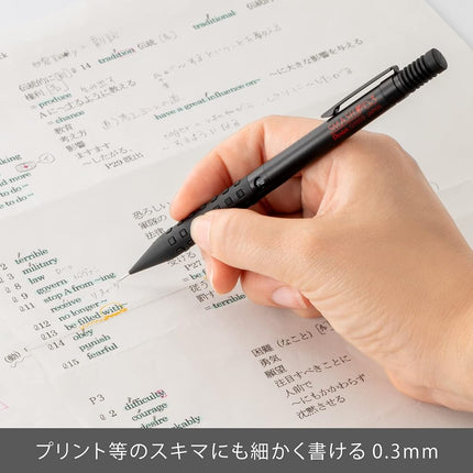 Pentel Q1003-1N Mechanical Pencil, Smash, 0.01 inches (0.3 mm), Black