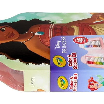 Crayola Disney Princess Color & Activity Set, 20 Coloring Book Pages, Princess Stickers, Gift for Girls & Boys