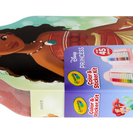 Crayola Disney Princess Color & Activity Set, 20 Coloring Book Pages, Princess Stickers, Gift for Girls & Boys