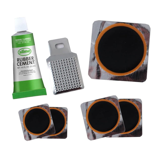 Slime 1022-A Rubber Tube Patch Kit with Glue