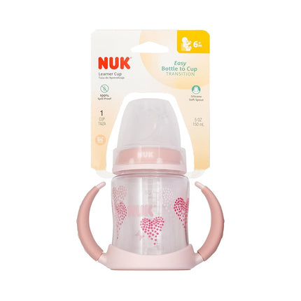 NUK Small Learner Tritan Cup, 5 oz, 6+ Months – BPA Free, Spill Proof Sippy Cup