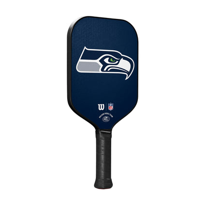 Wilson NFL Collection Fierce Team Pickleball Paddle - Grip Size 2-4 1/4", Seattle Seahawks