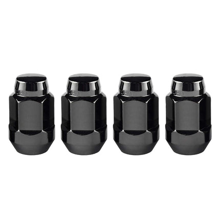 McGard 64015 Black Bulge Cone Seat Style Lug Nuts (M12 x 1.5 Thread Size) - Set of 4