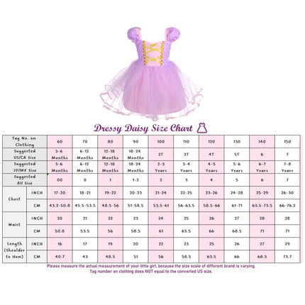 Dressy Daisy Princess Costume Tulle Dress, Baby Girls Size 1
