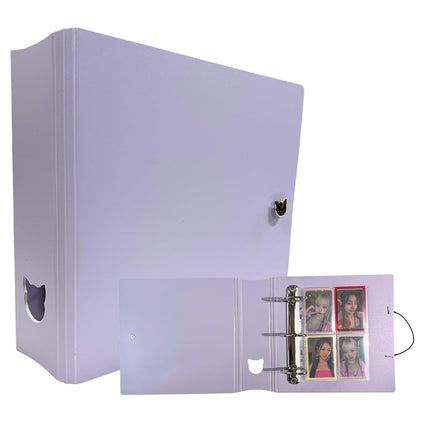 MEOWCAFE K-Keep A5 Wide 2 INCH Binder, Large Capac