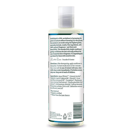 Faith In Nature Natural Fragrance Free Conditioner, Sensitive, Vegan and Cruelty Free, No SLS or Parabens, For All Hair Types, 400 ml