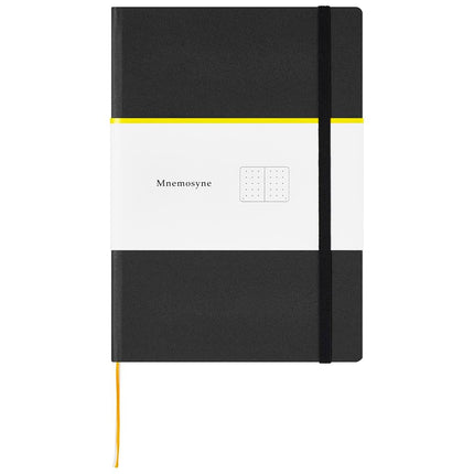Maruman N888-05 Neemocine 20th Anniversary Journal Notebook, Dot Ruled, A5, Black