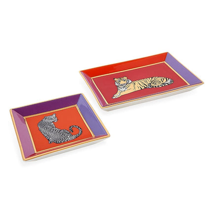 Jonathan Adler Safari Square Tray, Multicolor, One Size
