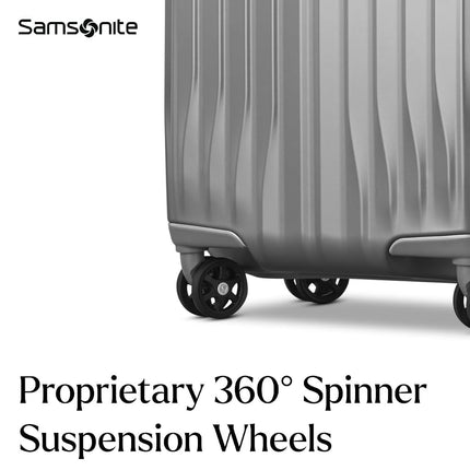 Samsonite Uplift Hardside, Silver Shimmer, Carry-On 19-Inch, Uplift Hardside