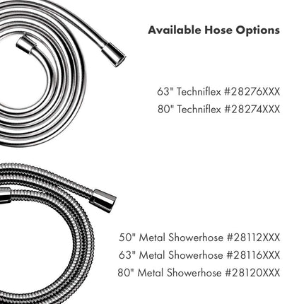 Hansgrohe 4528820 Raindance Select E120 Low Flow 2.0 GPM Hand Shower, Brushed Nickel
