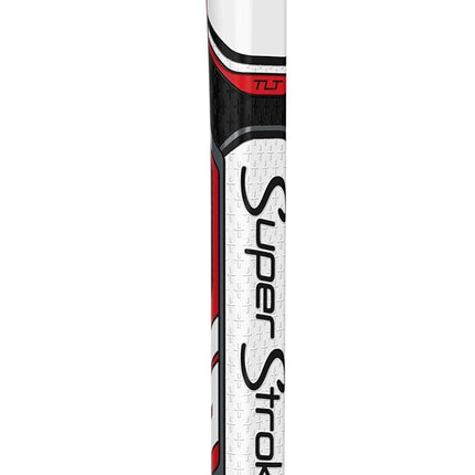 SuperStroke Zenergy TLT Off-Axis Pistol 1.0 Right Hand Putter Grip, Zero-Torque, Lie-Angle-Balanced to help maintain Stability, Control Face Rotation, and Repeat a Smooth, Pendulum-Style stroke, Red