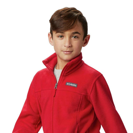 Columbia Forro polar Steens Mountain II para bebés, rojo montaña, 4T