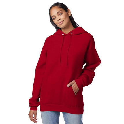Hanes - 10oz Cotton Flannelette Sweatshirt Crew Neck, Intense Red, XXXXXL