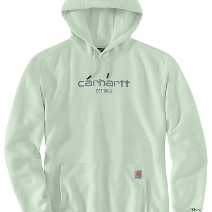Carhartt Men's Force Relaxed Fit Lightweight Logo Graphic Sweatshirt, Big Sky, S