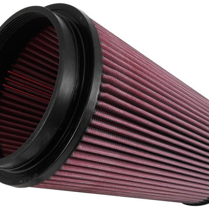 K&N High-Flow Original Lifetime Universal Clamp-On Air Filter: Performance, Premium, Washable: Flange Diameter: 6 In, Filter Height: 11.625 In, Flange Length: 1 In, Shape: Tapered Conical, RU-5064