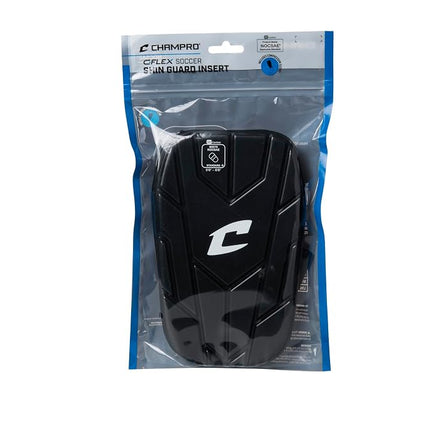CHAMPRO C-Flex NOCSAE Soccer Shin Guard Insert with Compression Sleeves, Large