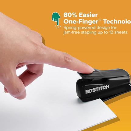 Bostitch Nano Mini Staplers, Black, 2-Pack (1830-2PK)