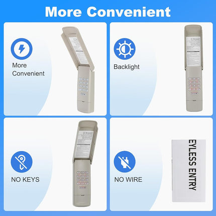 878max for liftmaster Chamberlain Craftsman Door Opener Keypad Universal, 877max 877lm 977lm 377lm 66lm G940EV-P2 CMXZDCG440