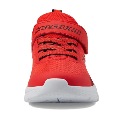 Skechers Boys' Microspec II Zovrix Trainer, Red, 10.5 UK Child