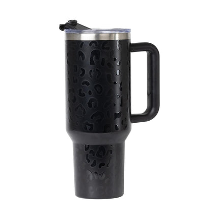 Sip+Sea Cayman 40 oz Stainless Steel Tumbler with Handle, Lid, and Straw | Double Wall Vacuum Insulated