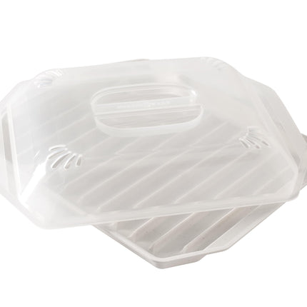 Nordic Ware Bacon Rack with Lid, 10.25x8x2 Inches