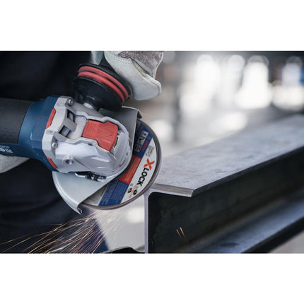 Bosch GWX10-45PE 4-1/2 in. X-Lock Ergonomic Angle Grinder with Paddle Switch