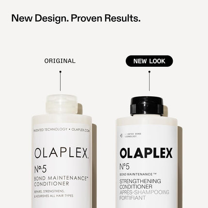 Olaplex Nº.5 Bond Maintenance™ Hair Strengthening Conditioner: Repairs Damage & Defends Future Breakage | Boost Shine & Reduce Frizz | For Coily, Curly, Straight, and Wavy, 250 mL / 8.5 Fl. Oz.