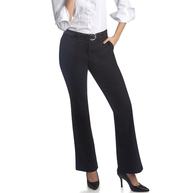 Dickies Women's Flat Front Stretch Cotton Blend Pa