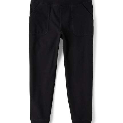 The Children's Place Girls' Active Jogger Pants, Obsidian, X-Small