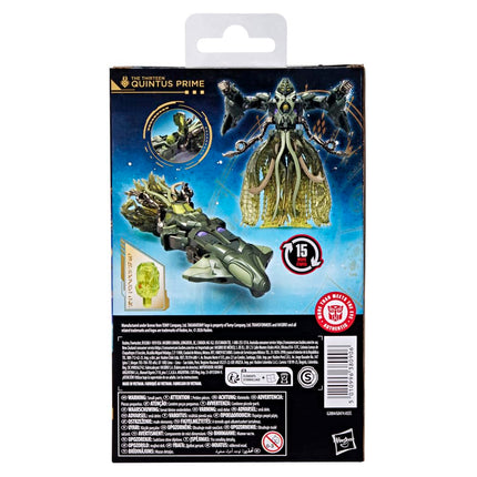 Transformers Age of The Primes The Thirteen Quintus Prime, Deluxe Class 5.5-Inch Converting Action Figure, Robot Toys for Ages 8+