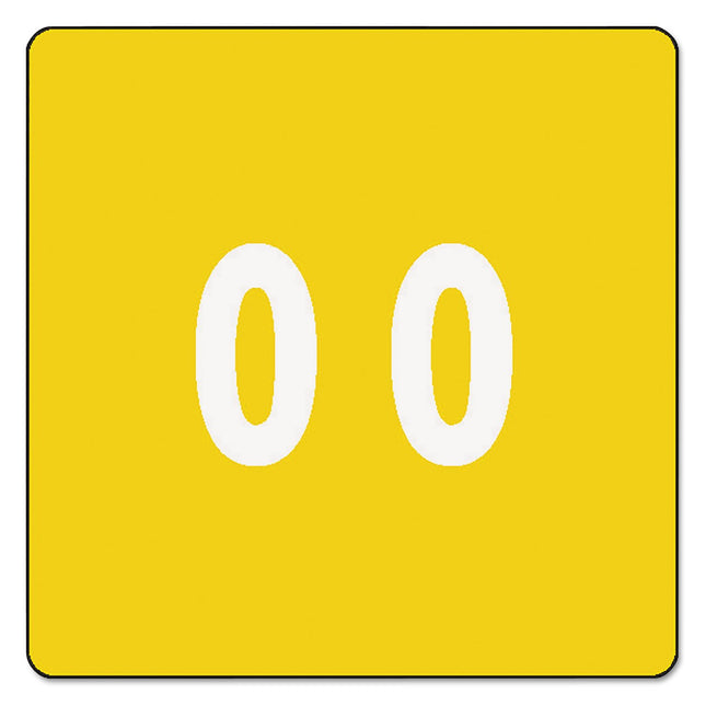 Smead DCC Color-Coded Numeric Label, 0, Label Roll