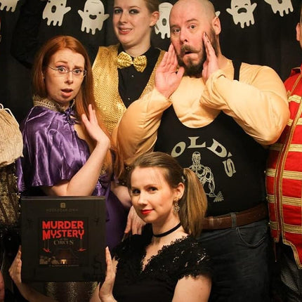 Talking Tables Circus Themed Murder Mystery Game at Home | Host Your Own Games Night and Solve The Crime | Replayable with 3 Endings for Dinner Party, Birthday, Adults, Teens