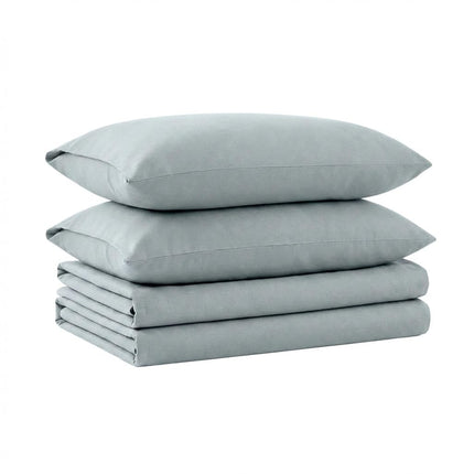 Tribeca Living FLSOEDTWSB Flannel Sheets, Twin, Sky Blue