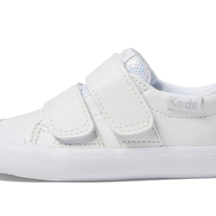 Keds Girl's Courtney Hl (Toddler/Little Kid) Sneaker, White, 11.5 Little Kid