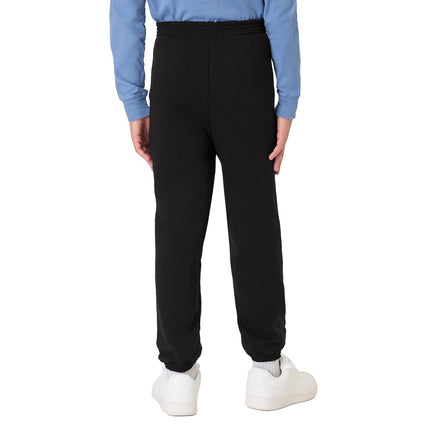 Pantalón de felpa Eco Smart de Hanes para niños grandes, negro, talla grande